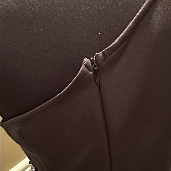 One Shoulder Sequins Detail Split Thigh Formal Dress - Picture 14 of 17